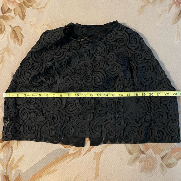 Vintage black lace sleeveless top XL - Picture 8 of 10